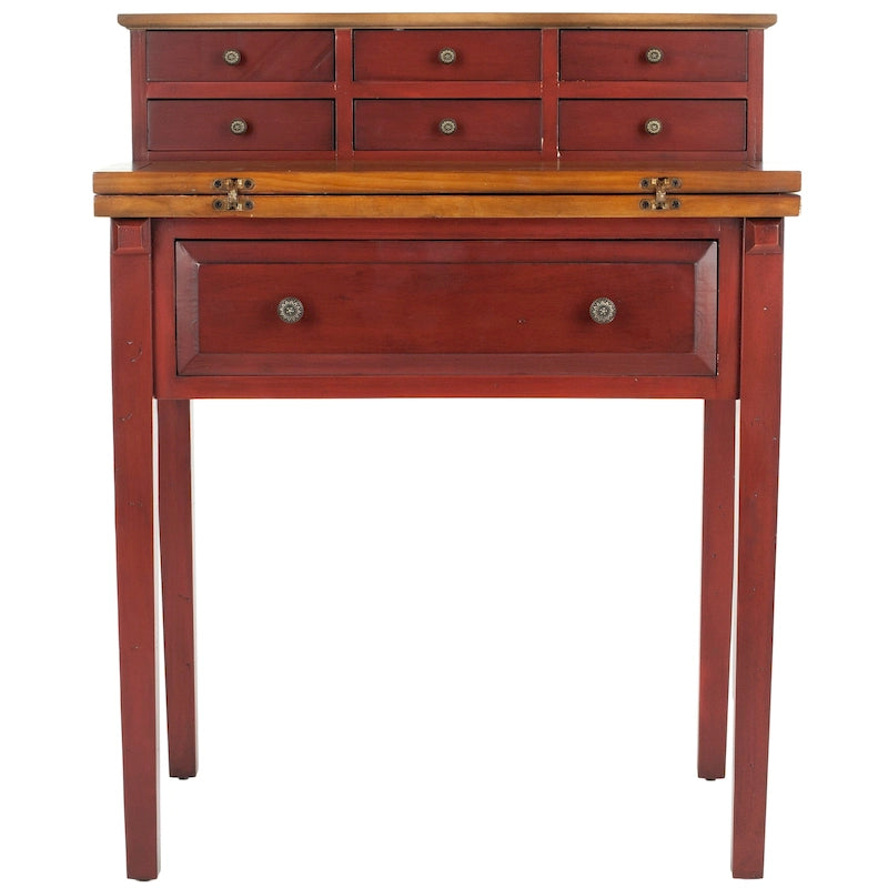 Bureau rabattable à 7 tiroirs