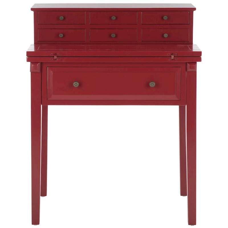 Bureau rabattable à 7 tiroirs