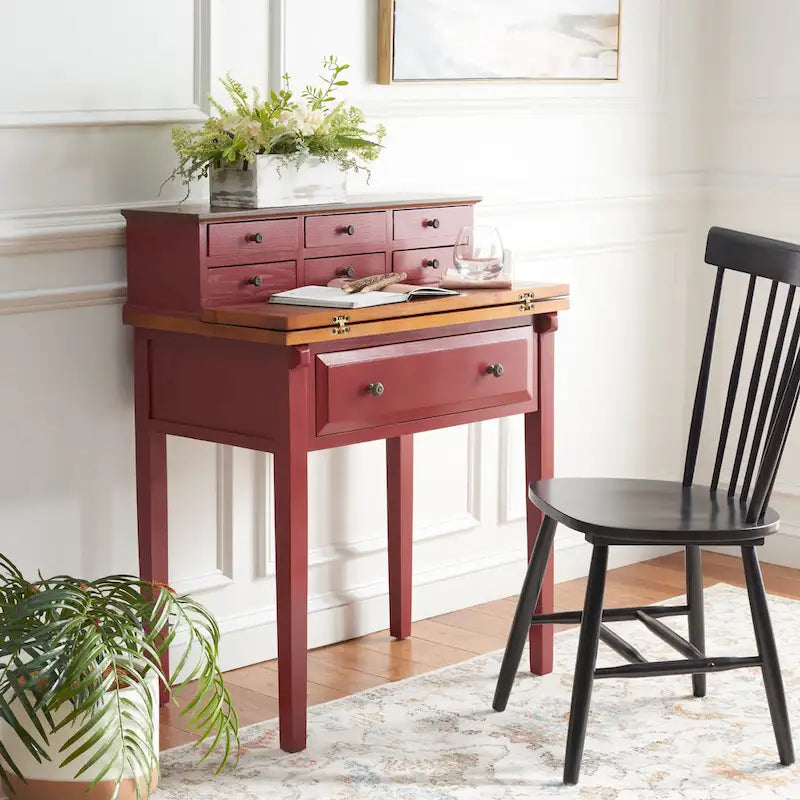 SAFAVIEH Gerly 7-Drawer Fold Down Desk