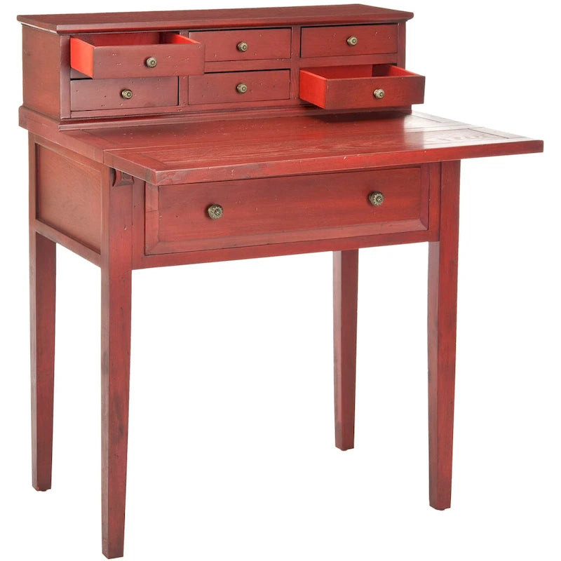Bureau rabattable à 7 tiroirs