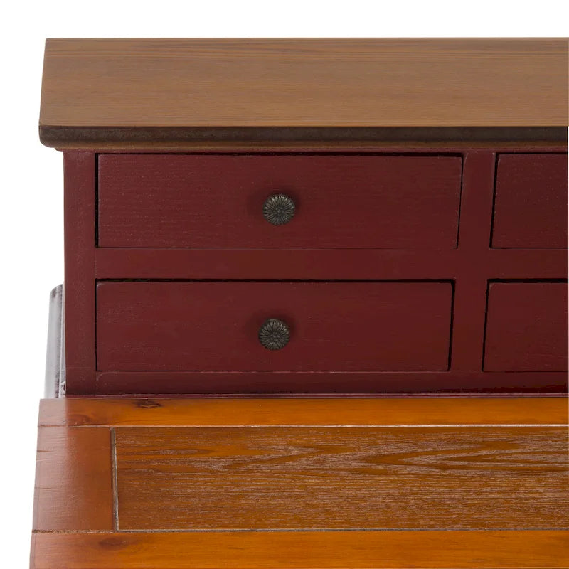 Bureau rabattable à 7 tiroirs