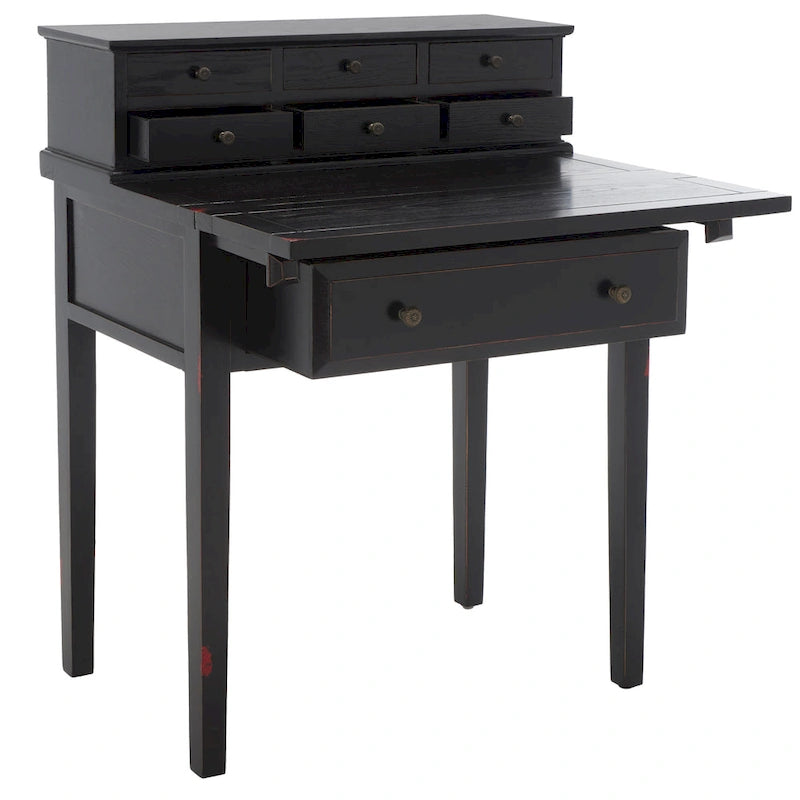 Bureau rabattable à 7 tiroirs