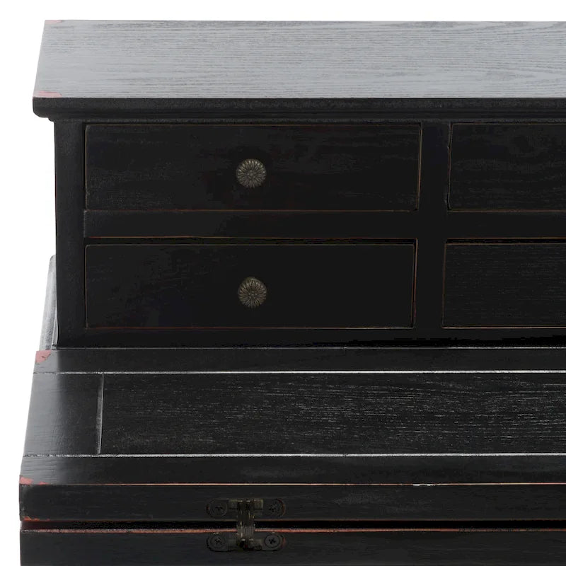 Bureau rabattable à 7 tiroirs