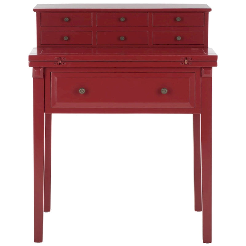 Bureau rabattable à 7 tiroirs