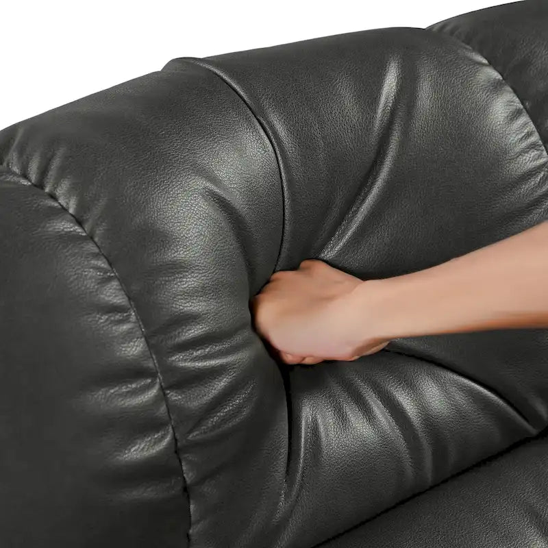 Fauteuil inclinable releveur avec deux moteurs, massage, fonction chauffante, porte-gobelets et support de téléphone réglable