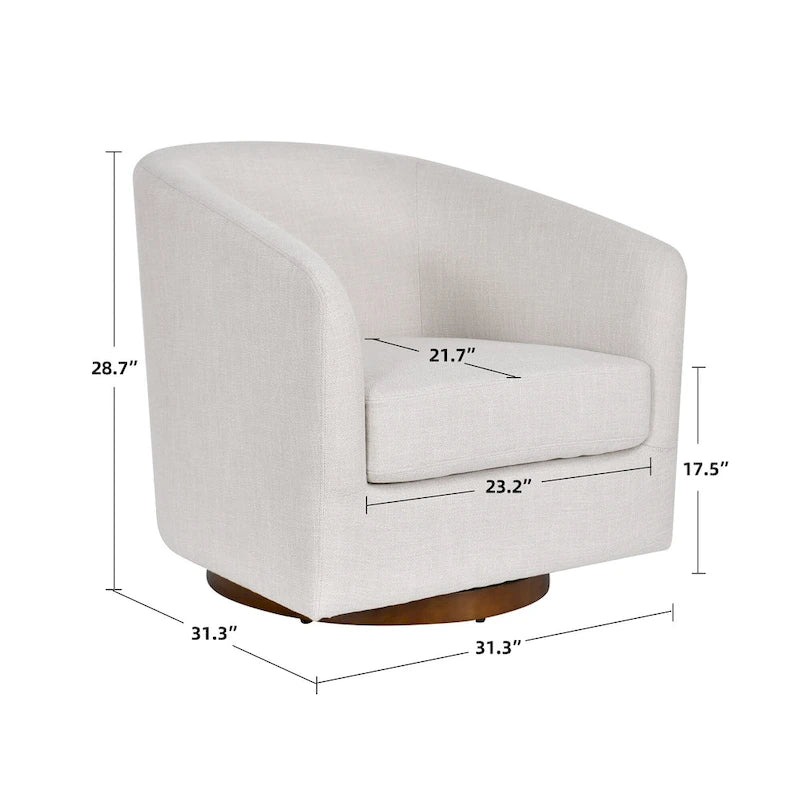 Fauteuil pivotant moderne 31 W fauteuil barillet