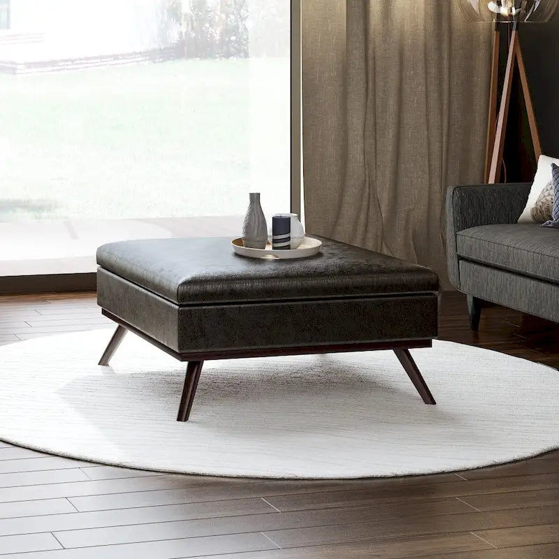 WYNDENHALL Ethan Mid Century Modern Table Ottoman
