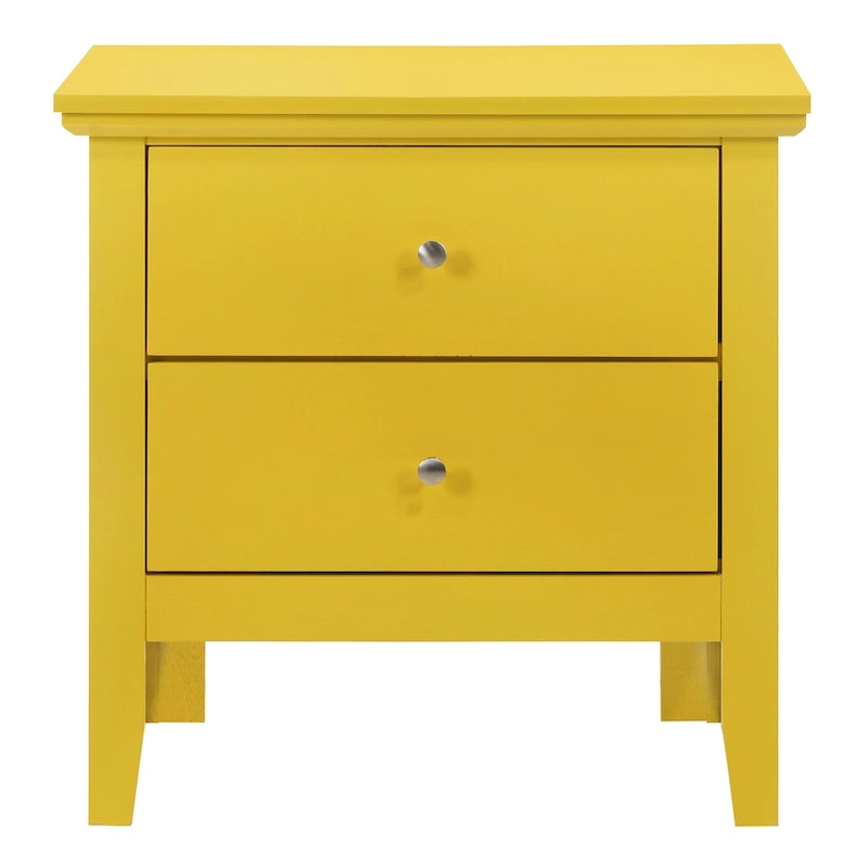 Table de chevet à 2 tiroirs (61 cm H x 48,3 cm L x 39,4 cm P)