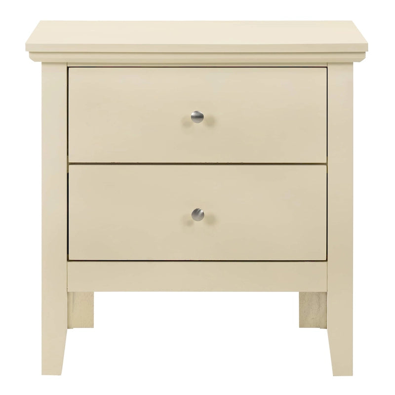 Table de chevet à 2 tiroirs (61 cm H x 48,3 cm L x 39,4 cm P)