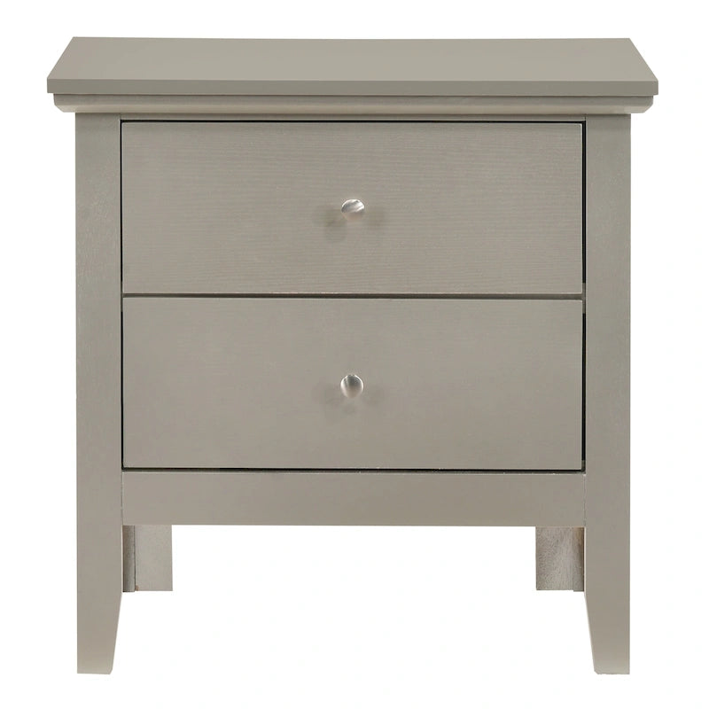 Table de chevet à 2 tiroirs (61 cm H x 48,3 cm L x 39,4 cm P)