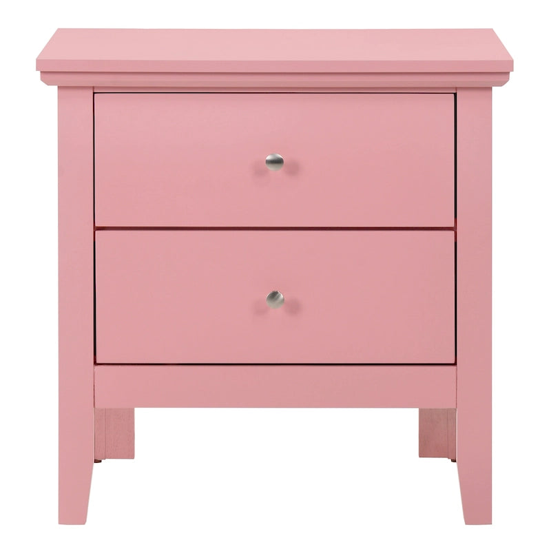 Table de chevet à 2 tiroirs (61 cm H x 48,3 cm L x 39,4 cm P)