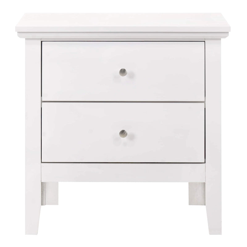 Table de chevet à 2 tiroirs (61 cm H x 48,3 cm L x 39,4 cm P)