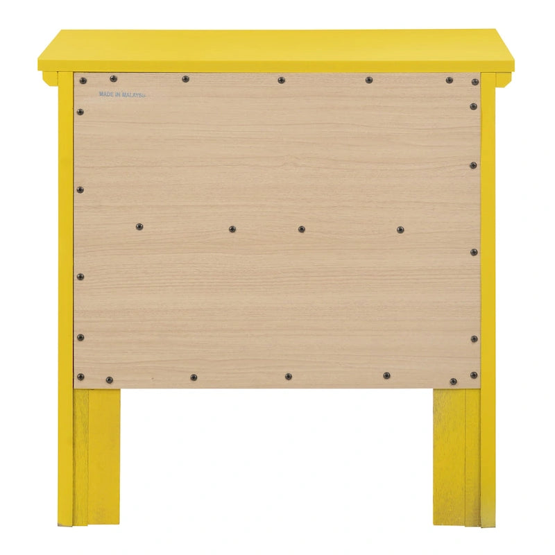 Table de chevet à 2 tiroirs (61 cm H x 48,3 cm L x 39,4 cm P)