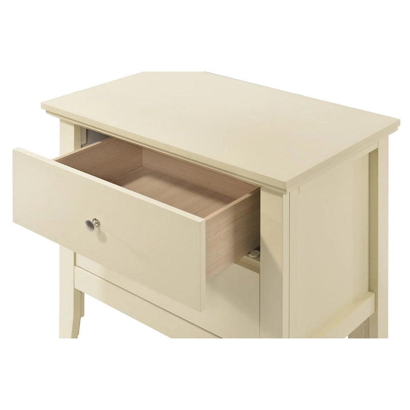 Table de chevet à 2 tiroirs (61 cm H x 48,3 cm L x 39,4 cm P)