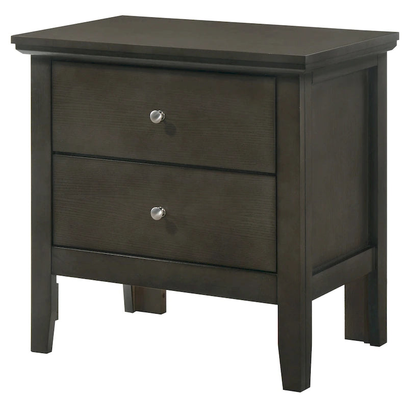 Table de chevet à 2 tiroirs (61 cm H x 48,3 cm L x 39,4 cm P)