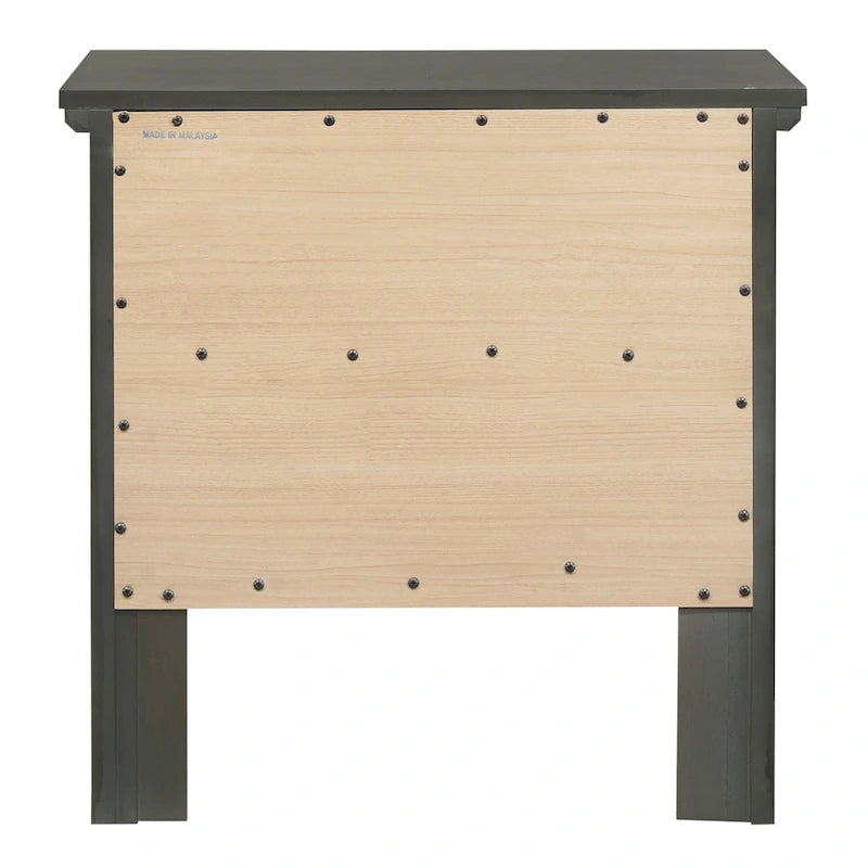 Table de chevet à 2 tiroirs (61 cm H x 48,3 cm L x 39,4 cm P)