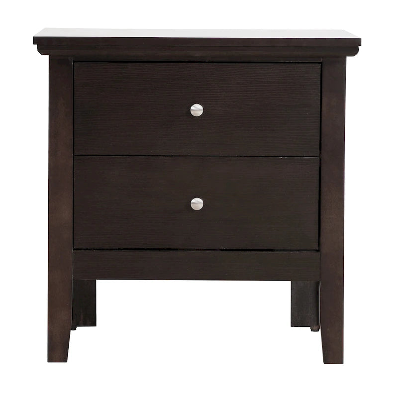 Table de chevet à 2 tiroirs (61 cm H x 48,3 cm L x 39,4 cm P)