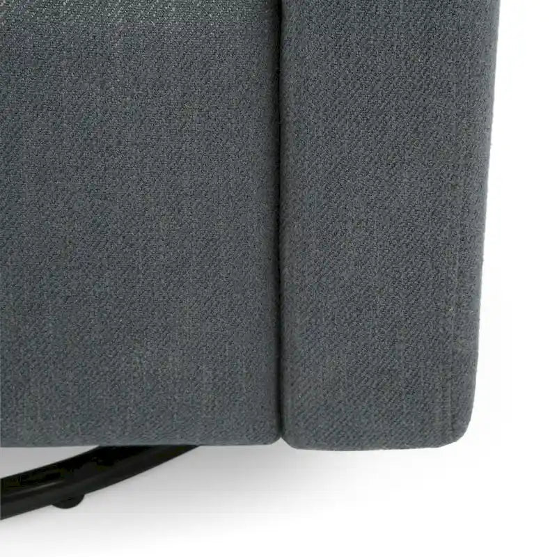 Fauteuil inclinable pivotant contemporain rembourré