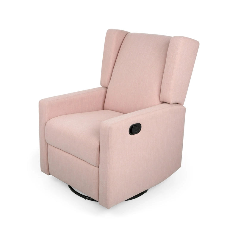 Fauteuil inclinable pivotant contemporain rembourré