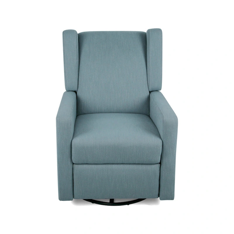 Fauteuil inclinable pivotant contemporain rembourré