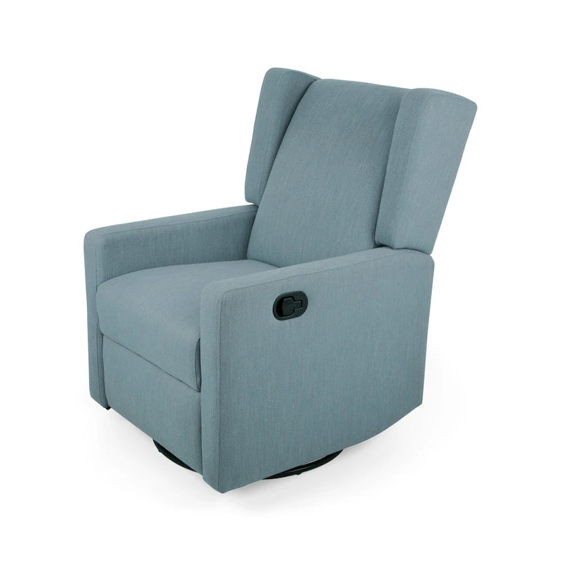 Fauteuil inclinable pivotant contemporain rembourré