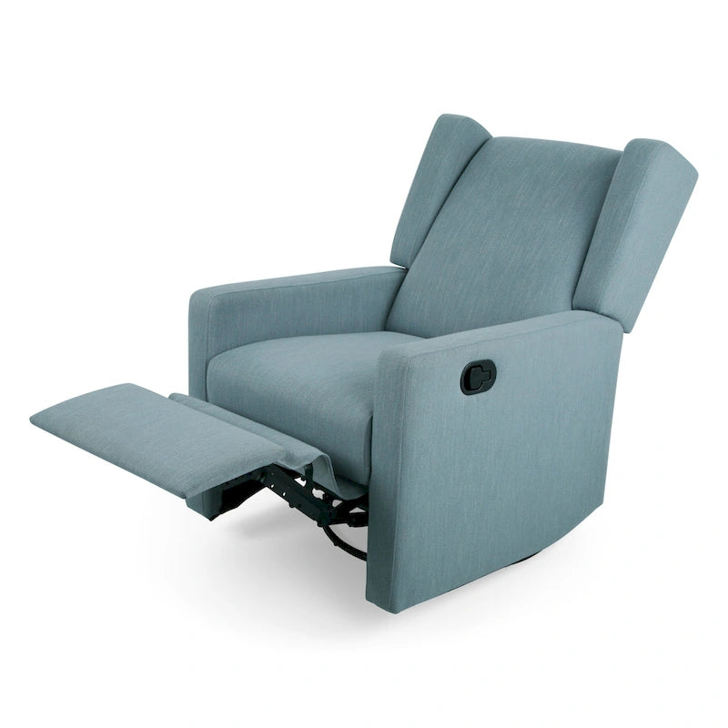 Fauteuil inclinable pivotant contemporain rembourré