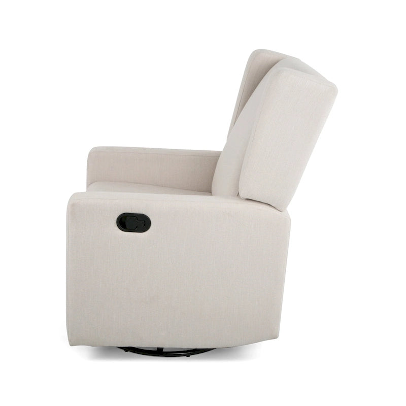 Fauteuil inclinable pivotant contemporain rembourré