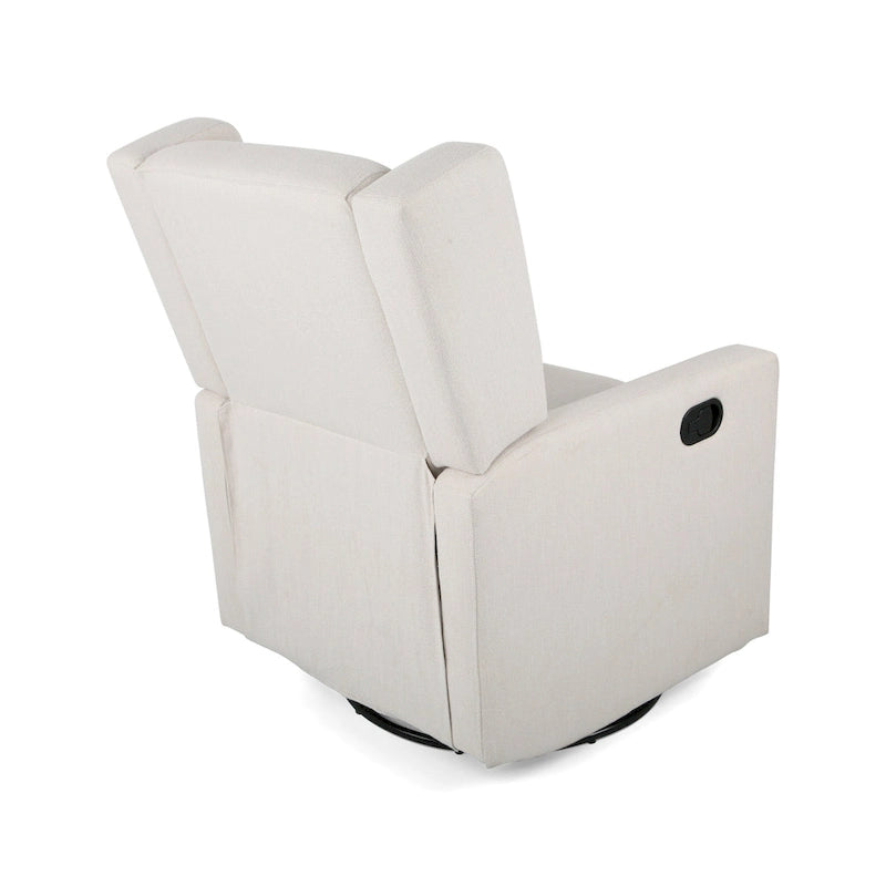 Fauteuil inclinable pivotant contemporain rembourré