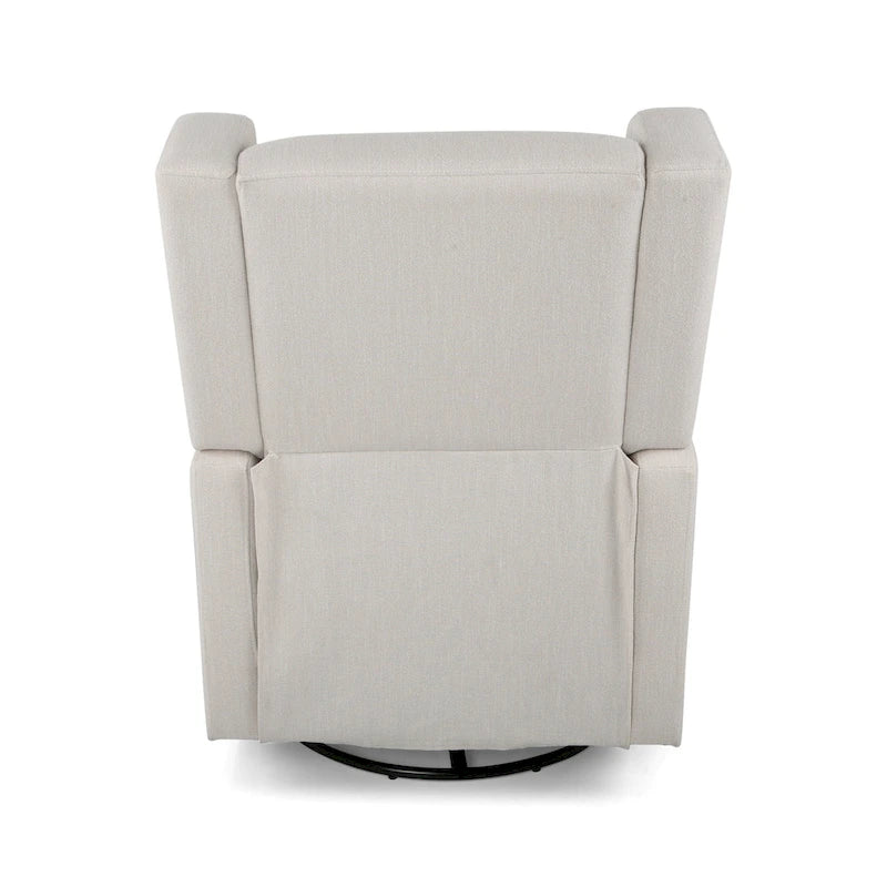 Fauteuil inclinable pivotant contemporain rembourré