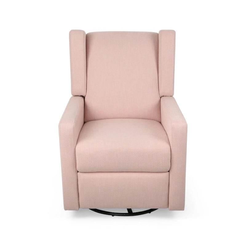 Fauteuil inclinable pivotant contemporain rembourré