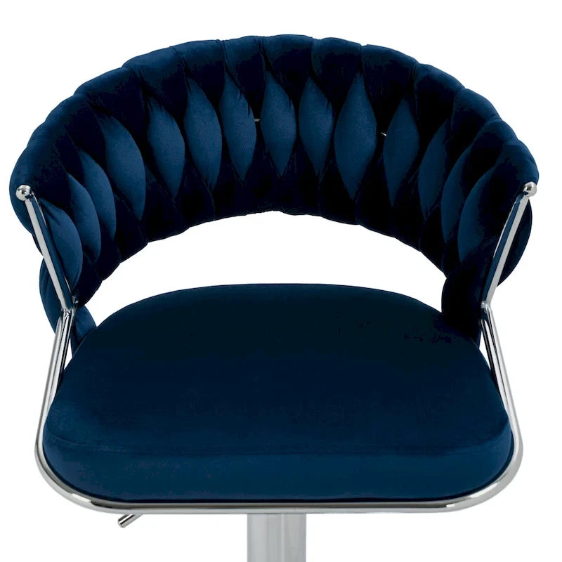 Tabouret de bar réglable en hauteur avec assise pivotante