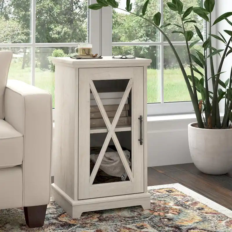 Petite Table d'appoint de ferme avec rangement