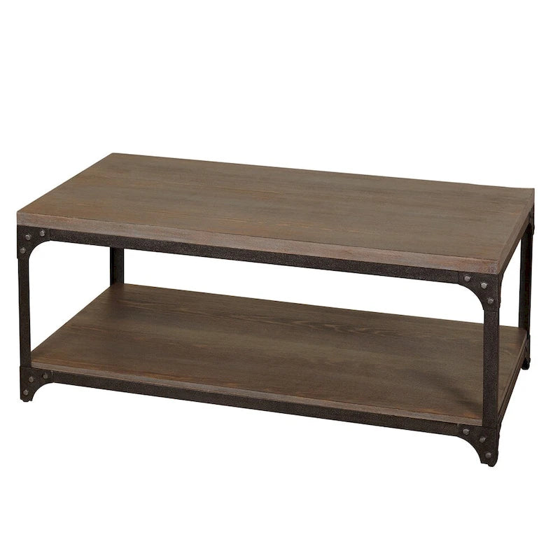 Table basse industrielle vintage
