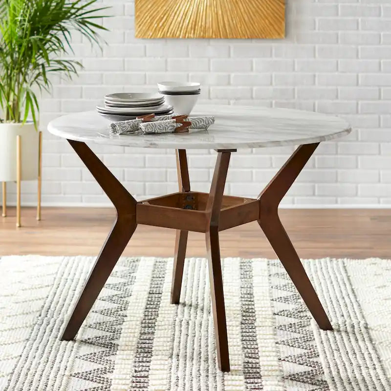 Table à manger ronde de 42 pouces