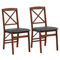 Chaises de salle à manger pliantes Chaises pliantes avec assise rembourrée en PVC