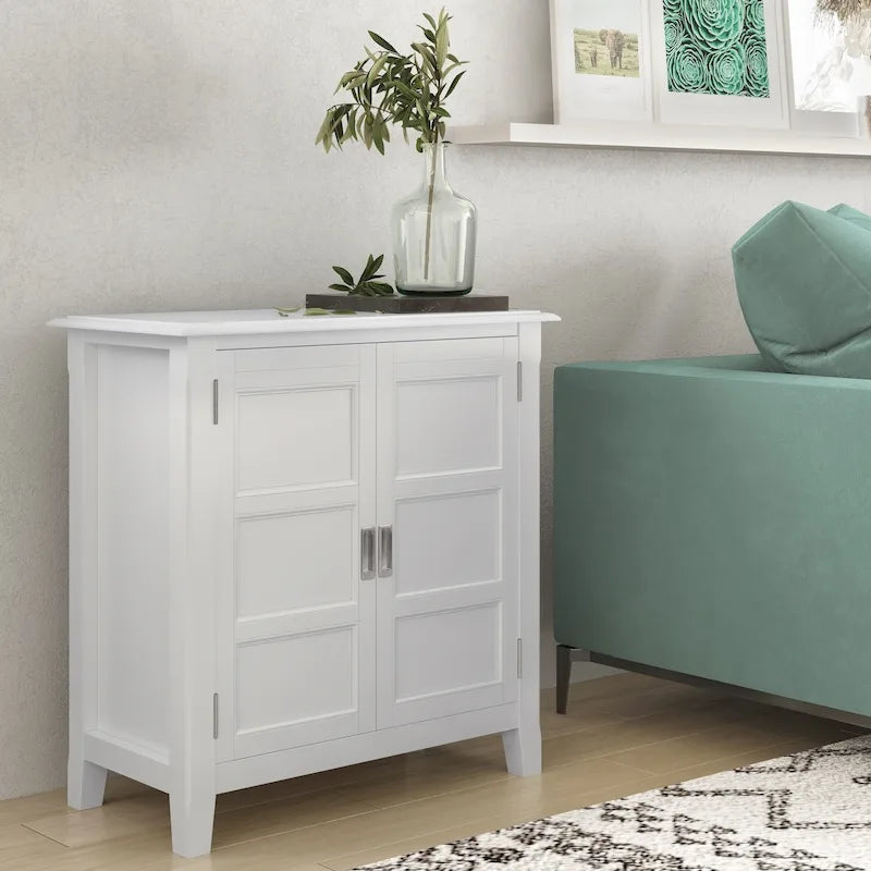 Meuble de rangement bas de transition en BOIS MASSIF de 30 pouces de large - 30 po l. x 14 po p. x 31 po h.