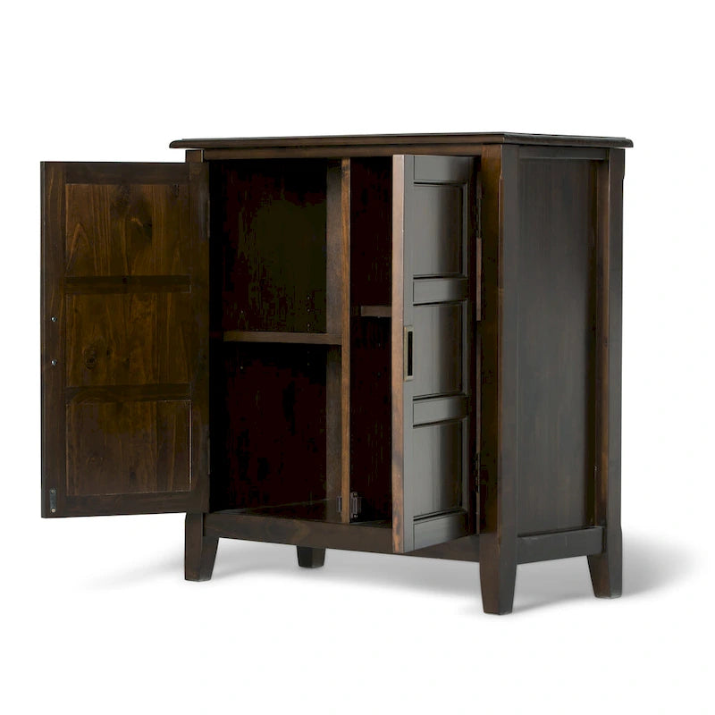 Meuble de rangement bas de transition en BOIS MASSIF de 30 pouces de large - 30 po l. x 14 po p. x 31 po h.