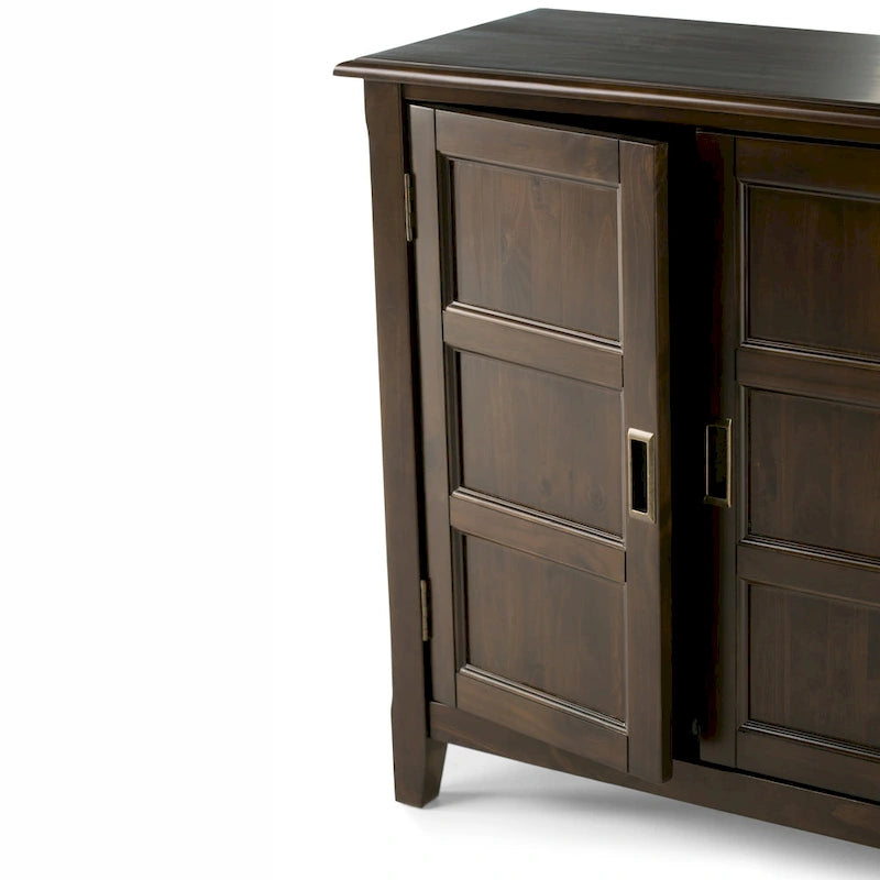 Meuble de rangement bas de transition en BOIS MASSIF de 30 pouces de large - 30 po l. x 14 po p. x 31 po h.