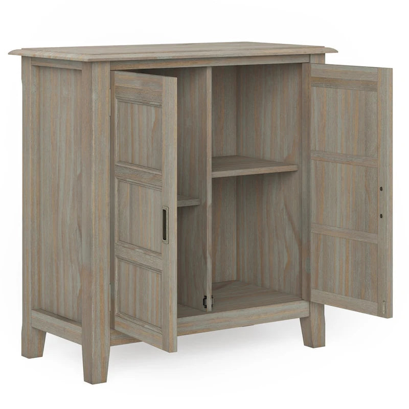 Meuble de rangement bas de transition en BOIS MASSIF de 30 pouces de large - 30 po l. x 14 po p. x 31 po h.