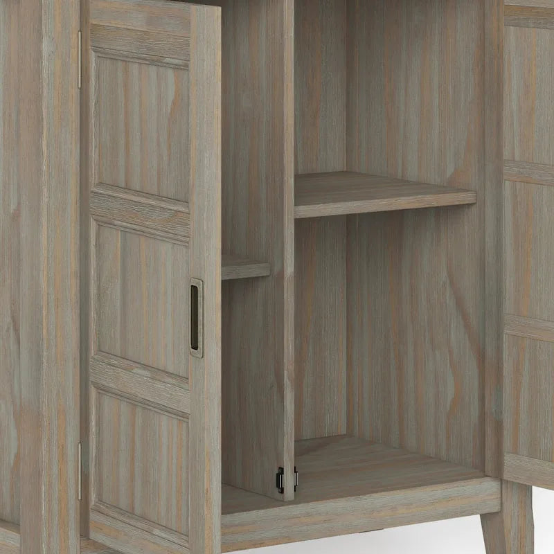 Meuble de rangement bas de transition en BOIS MASSIF de 30 pouces de large - 30 po l. x 14 po p. x 31 po h.