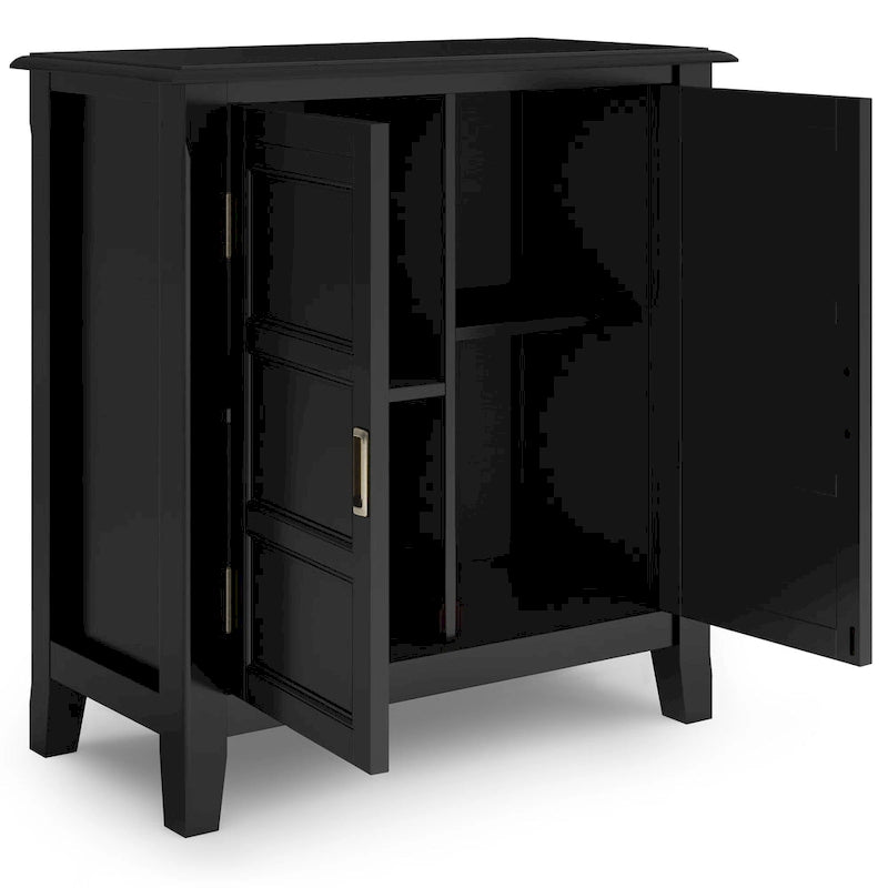 Meuble de rangement bas de transition en BOIS MASSIF de 30 pouces de large - 30 po l. x 14 po p. x 31 po h.