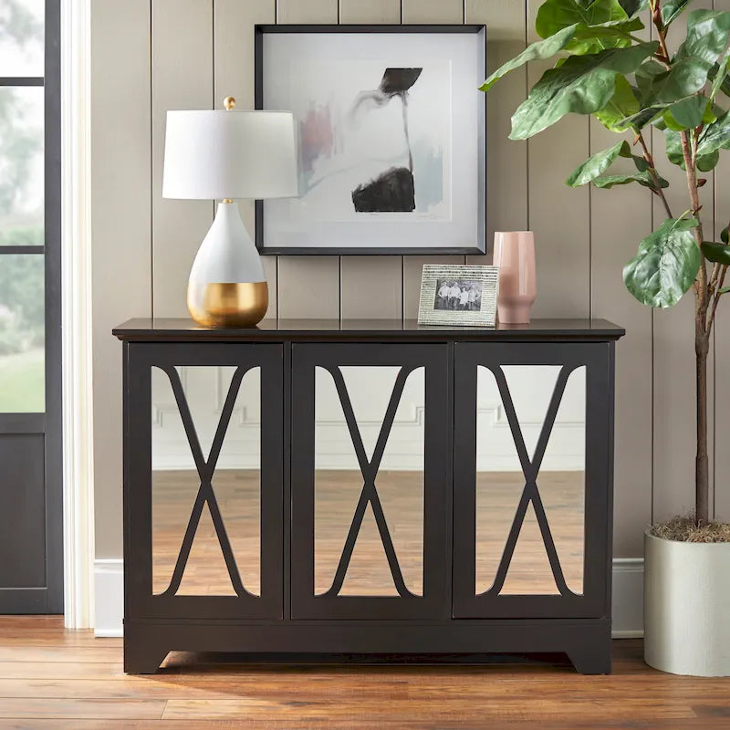 Buffet/Console Miroir de la Collection Simple Living Reflections