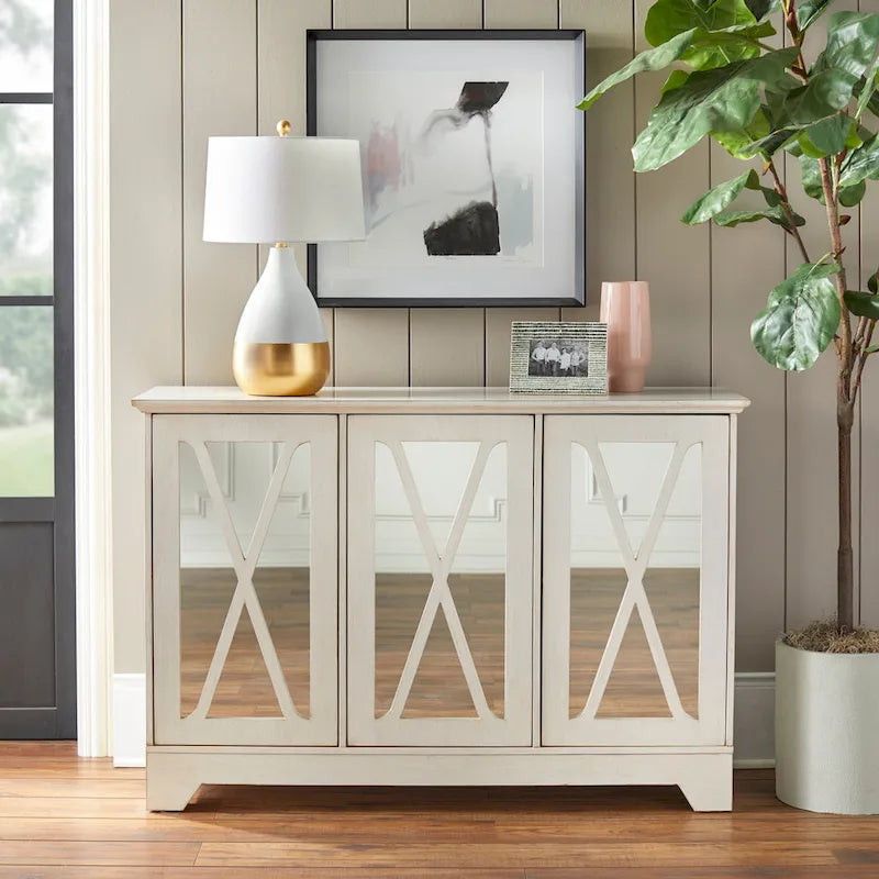 Buffet/Console Miroir de la Collection Simple Living Reflections