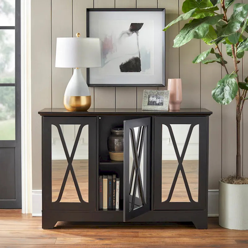 Buffet/Console Miroir de la Collection Simple Living Reflections