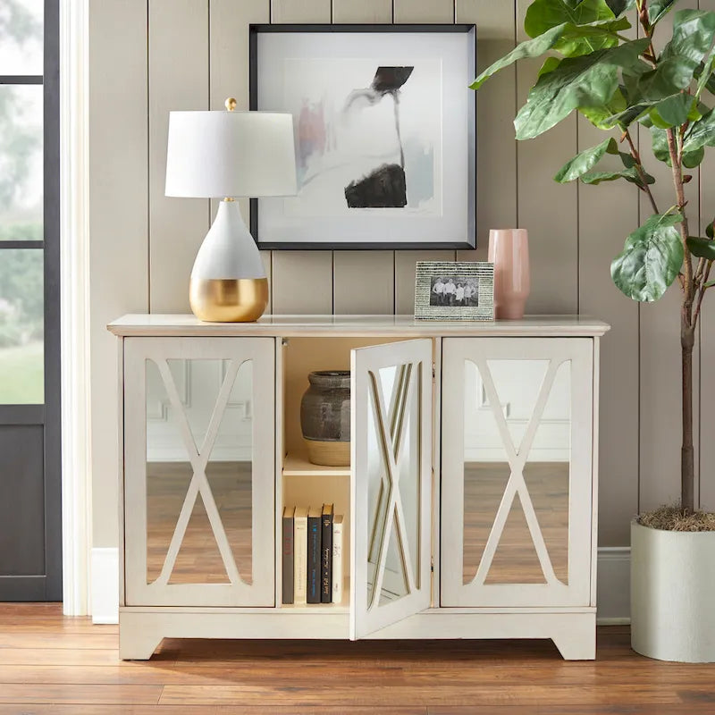 Buffet/Console Miroir de la Collection Simple Living Reflections