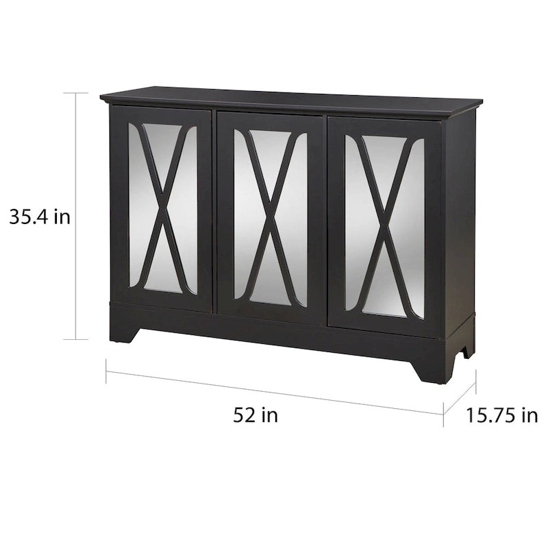 Buffet/Console Miroir de la Collection Simple Living Reflections
