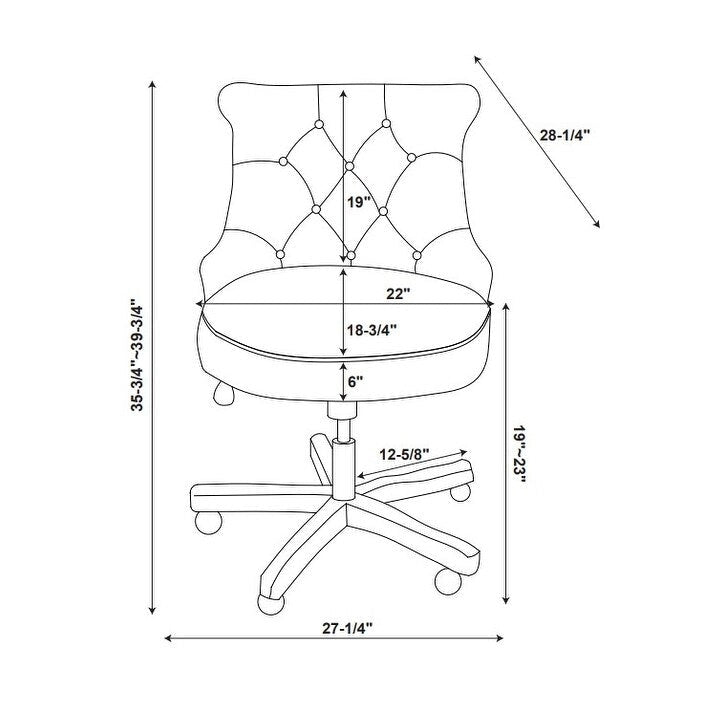 Chaise de bureau pivotante