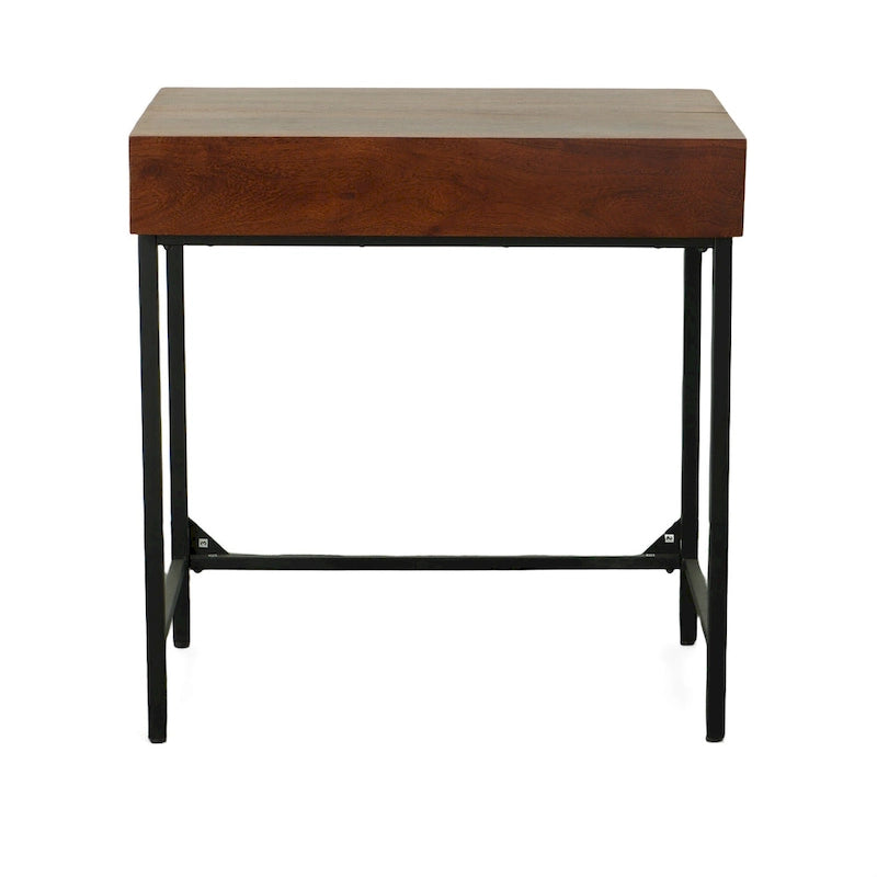 Bureau rustique - Châtaignier/Noir