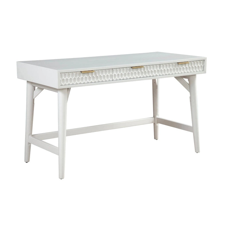Grand bureau, blanc