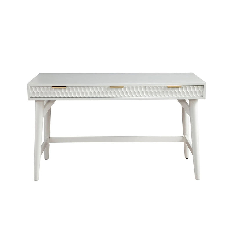Grand bureau, blanc